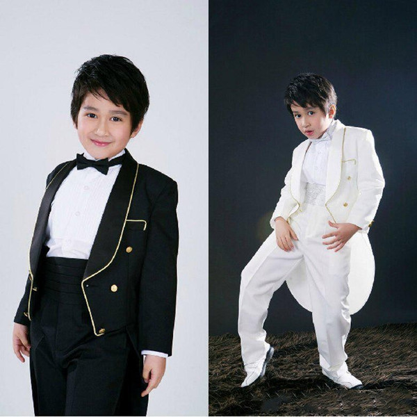 New Cute Boys Formal Occasion Light Suit Little Men Wedding Tailcoat Boy Party Birthday Suits Formal Occasion suits(Jacket+Pants)