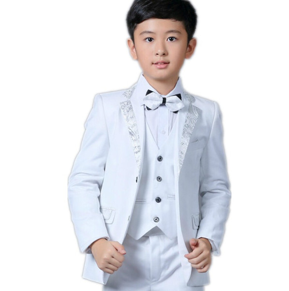 Boy suits formal occasion suits little boys wedding occasion suits tuxedos fashion three-piece little suits(jacket+pants+vest)