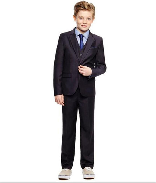 New Arrival The boy suit one buttons children wear formal occasion formal wear slim fit kids suits (jacket+pants+vest)