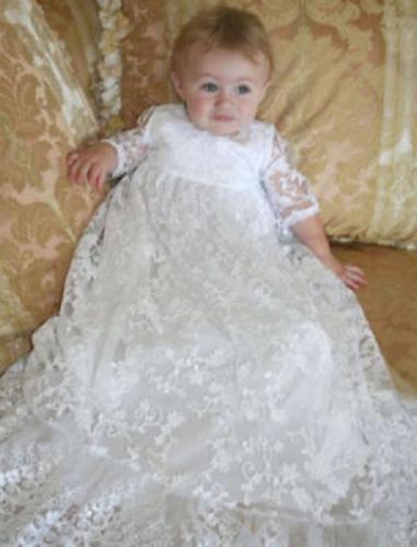 Antique Christening Gowns Ivory Toddler Baby Infant Vintage Baptism Dress Bonnet