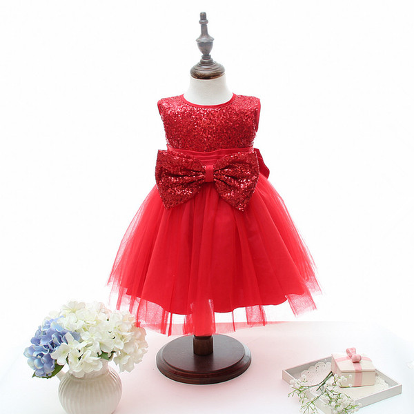 Baby Girls Dress Summer 2015 Brand Sequin Girls Wedding Dress Lace Princess Dress for Girls Clothes Kids Dresses Children Clothing