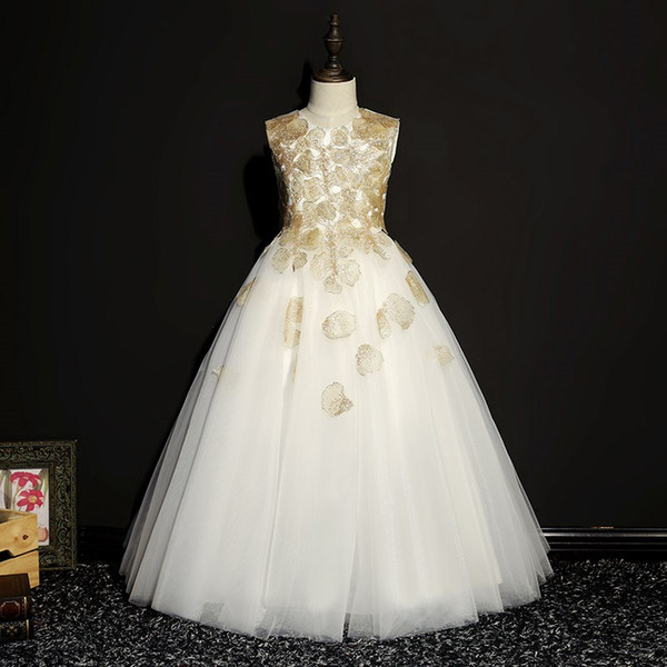 Ball Gown Flower Girls Dresses Girls Pageant Dresses Zipper Back Pleats Tulle New Arrival Cheap