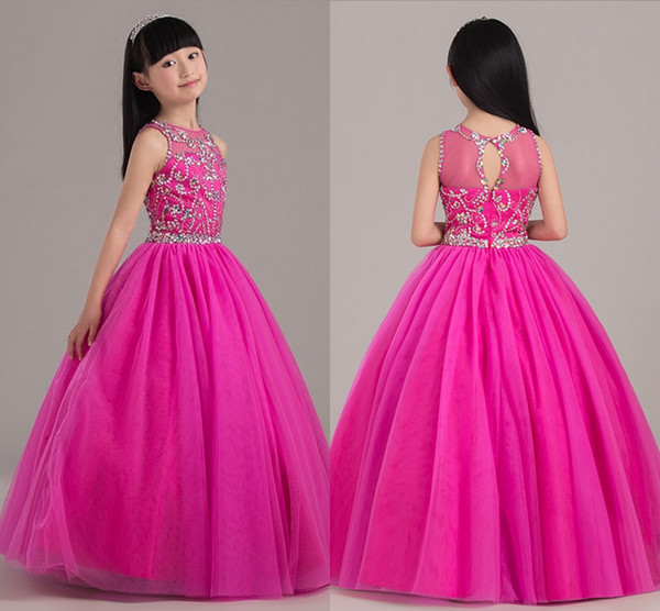 Custom Made Princess Dress Girls Dress Costumes Children Piano Host Wedding Flower Girl Birthday Dress Catwalk Show HY1143