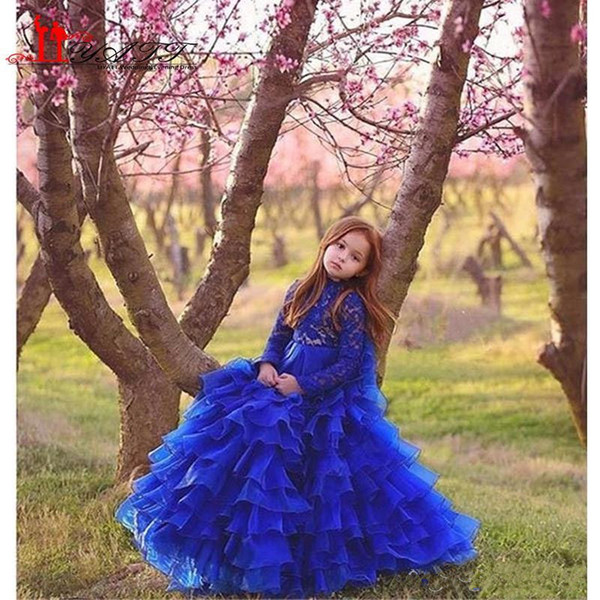 Elegant Pageant Dresses Jewel Neck Lavender Tulle Lovely Children Pageant Dresses Kids Dress ball gowns