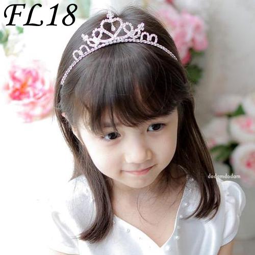 Beautiful Clear Crystal Diamonds Wedding Hair Clips Crown Flowergirls Headpiece For Lady FL18