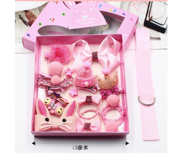 2018 new arrival combination pink Little Girls Kids Formal Wear Flower Girl's Head Pieces multi kinds Kids' Accessories 18-6