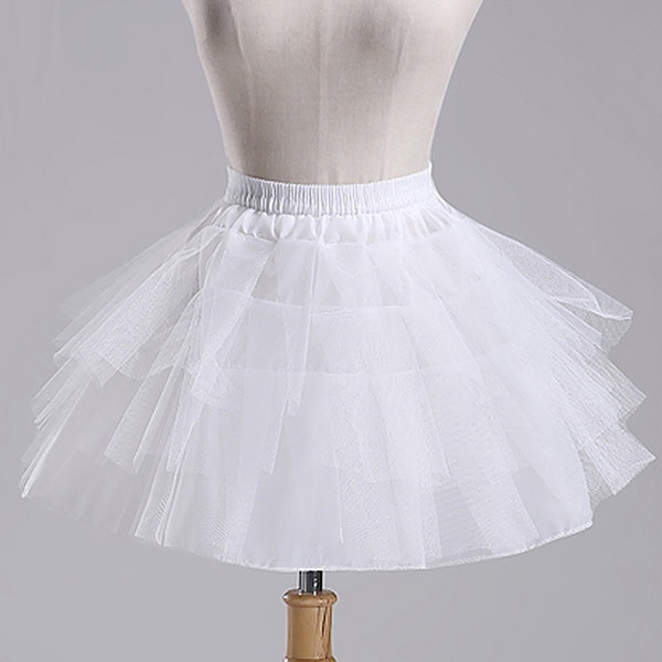 New White A-Line Short Crinoline Petticoat,flower Girl dress Petticoat,Bustle Skirt,Boneless Bustle,underskirt Wedding Short Petticoat