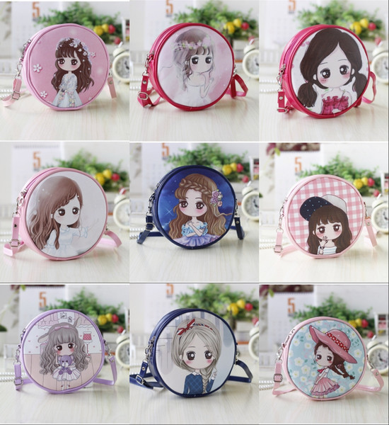Designer Handbags 2019 Baby Girls Mini Princess Pruses Fashion Lovely Designer Tassel Round Kids Chain Messenger Bags Birthday Gifts