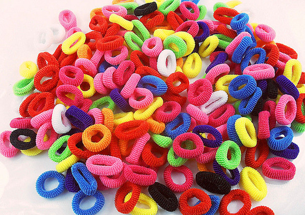 Girls Toddler Kids Elastic Hair Bands Bobbles Bows Low Stretch New color Low Elasticity A One-time Children's Products Jewelry Headdress 2cm