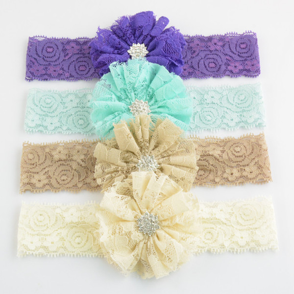 Popular Hair Flower For Baby Headpieces Kids Head Pieces Accessories Girls Headband Korean Hair Band Fascinator Hats Gift Wedding Headband