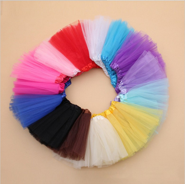 7 Colors Girls Skirts Princess Lovely Tutu Skirt 2-10Y Kids Summer Skirt Candy Color Short Girls Skirt