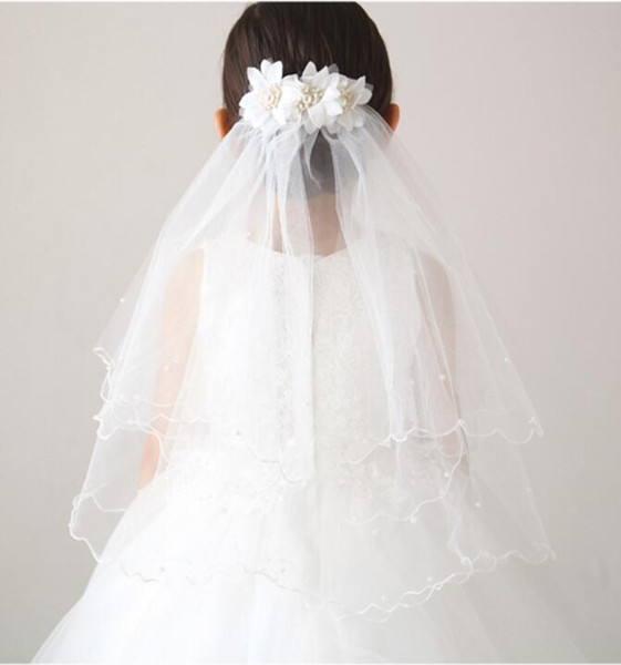 2016#V002 New Twig&Honeys Imitation Tulle Bridal Veil in Stock Vintage Custom Size Wedding Accessories Flower Girl Veils