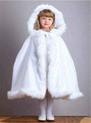 Little girl cloak winter warm shawl Holiday birthday Halloween Christmas gift Cap with hood
