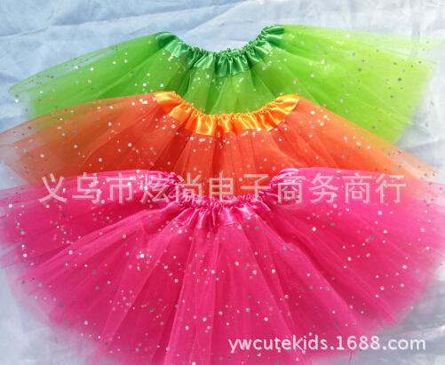 2016 New Trade supply children's dance performances skirt TUTU sequined skirt tutu skirt bust costumes
