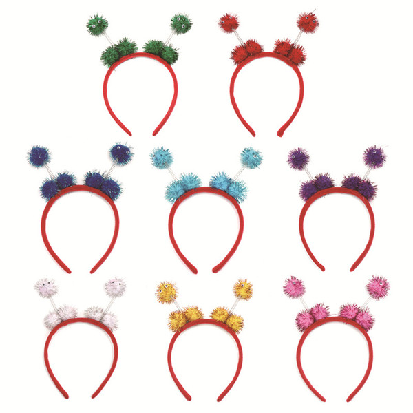 Monster University New Girls Headpieces Christmas Kids Headdress Halloween Creative Hair Ball Headpiece Baby Hair Accessories Wholesale