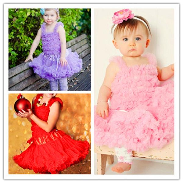 Girls Tutu Skirt Baby Baby Girl Dress Kids Girls Dancewear Cute Chiffon Tutu Pettiskirt Princess Rose Skirt 3-6Y