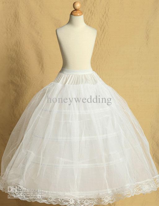 Wedding Party Child Ball Gown Petticoat For Flower Girl Dress