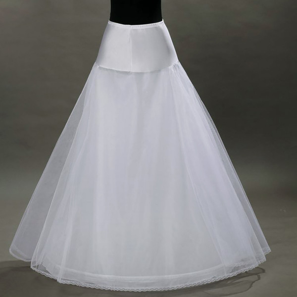 Free Shipping A-Line White Wedding Petticoat Bridal Slip Underskirt Crinoline Bridal Accessories Petticoat Crinoline