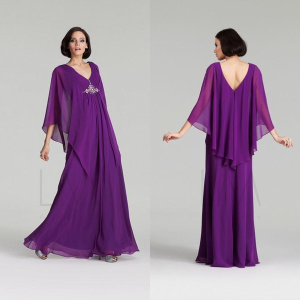 Elegant Cheap Kaftan Abaya Arabic Evening Dresses Chiffon A Line Pleated with Beads Long Formal Plus Size Mother of Bride Gowns Custom