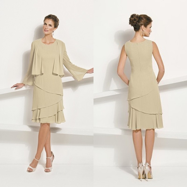 Mingli Tengda Formal Mother of the Bride Dresses Plus Size with Jacket vestidos para madre novia Bride Mothers Dresses