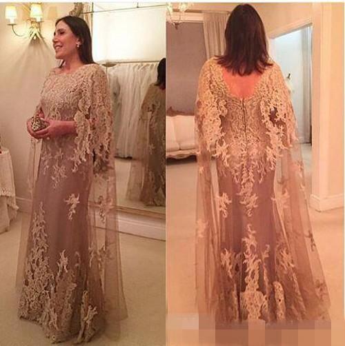 .Formal Mother of the Bride Dresses Long Tulle Lace Plus Size appliques Women Party Dresses Evening Wear wedding guest dress