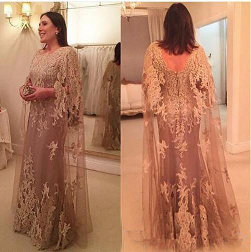 Formal Mother of the Bride Dresses Long Tulle Lace Plus Size appliques Women Party Dresses Evening Wear wedding guest dress