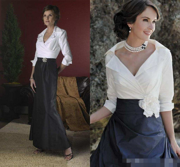 Elegant Plus Size Mother of the Bride Groom V-Neck Custom Made Plus Size Formal Gown Evening Dress Long Sleeves Floor-Length