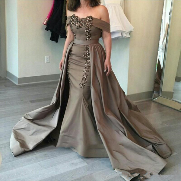 Plus Size Mother Of The Bride Dresses off the shoulder Nigerian styles Long formal Evening Dresses wear Mother Dresses For Weddings