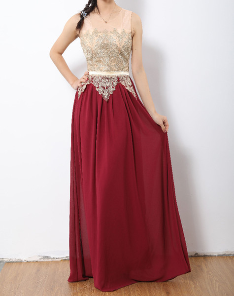 Elegant Dark Red Mother of the Bride Dresses Long Chiffon with tulle Open Back Long Mother of the Bride Gowns Cheap