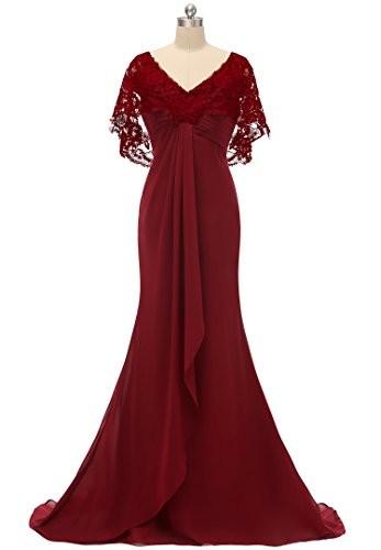 Chiffon Long Prom Evening Dress Mother of The Bride Dresses Wedding Gown