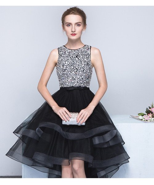 Celebrity Dresses Beautiful Evening Gowns Sweety Formal Wear Short Front Long Back Cheap Cocktail Dresses Online