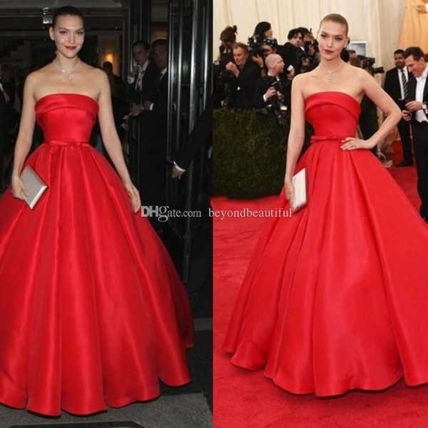 Don's Bridal Rayon Ball Gown Party Gown Bow Sleeveless Formal Dress Emily Evening Celebrity Dresses 2017 For Women