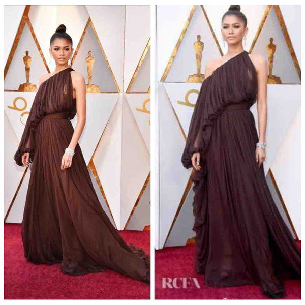 Dark Red A-Line Asymmetric Celebrity Dresses Pleated Ruched Custom Online Formal Vestidos De Fiesta Custom Prom Party Gowns Formal