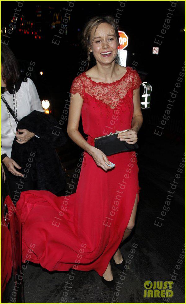 New Arrival 2014 Golden Globe Awards Michelle-Dockery Red Celebrity Dresses Formal Dresses