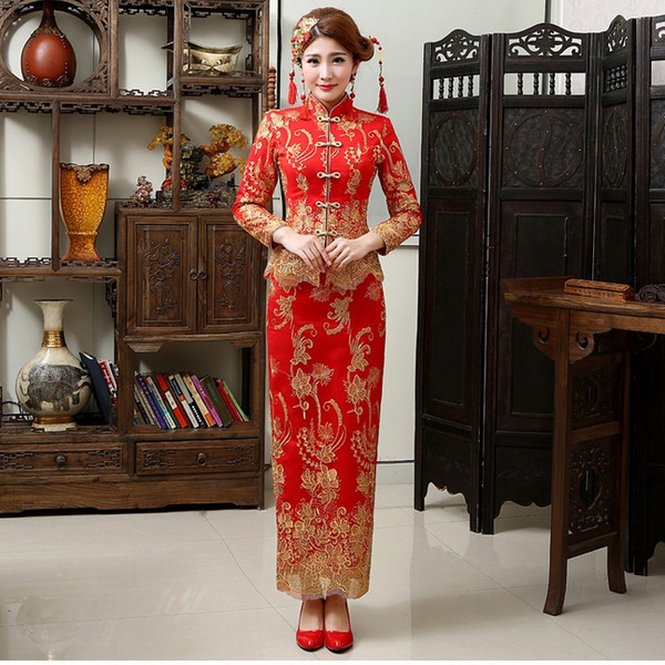 Shanghai Story Chinese Cheongsam chinese Dress Bride Dress for woman Vintage Qipao Dress vestidos curtos para festa