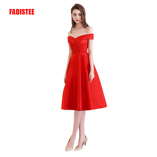 New arrival elegant Cocktail Dresses evening dress party dresses satin short A-line Modern Art Deco-inspired Neck style