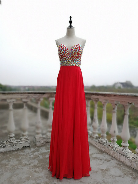 Beaded Long Evening Dresses Sexy Floor Length Prom Gowns Backless Party Dress Elegant Real Photo