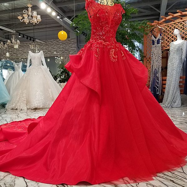 LS00339-1 evening party dress 2022red cape sleeve lace see through back ball gown long dress elegant evening