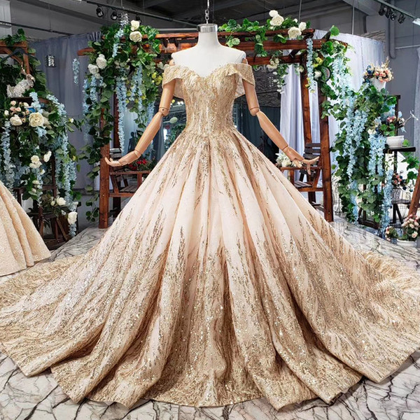 muslim luxury prom dresses 2022new sweetheart neck capped short sleeve backless gold lace applique crystal beaded evening dresses vestidos