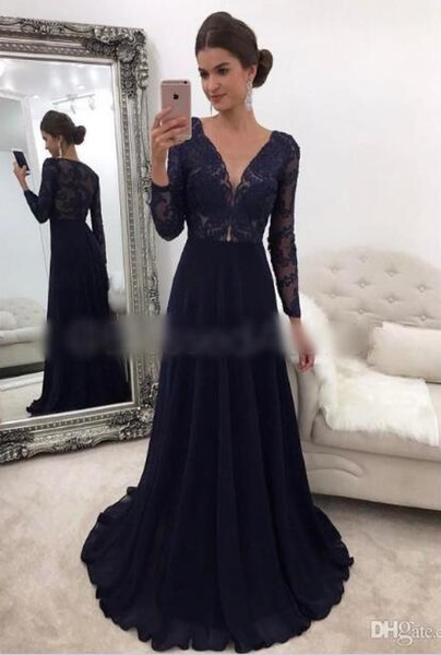 Plus size evening dresses mother long sleeves formal evening gowns custom made chiffon elegant prom dresses