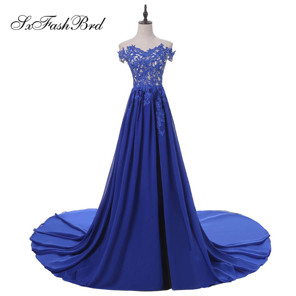 Girls Dress Elegant Sexy Sweetheart With Appliques Short Sleeves A Line Chiffon Long Party Formal Evening Dresses Gowns for Women Prom