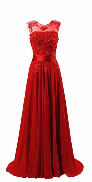 Eren Jossie A-Line Style Chiffon Evening Elegant Dress With Appliques Collection Corset Back Banquet Gown