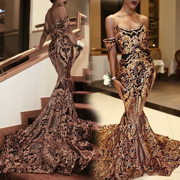 GiayMus Luxurious Major Beading Mermaid Evening Dresses Sexy Sequins Straples Prom Dresses Long Vestidos De Festa Arabian Dubai