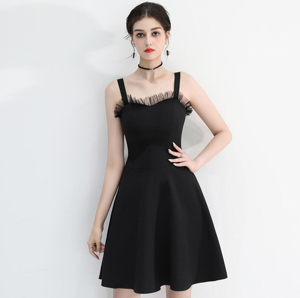 Sexy Spaghetti A Line Short Homecoming Dresses Simple Mini Back Zipper Prom Dresses Graduation Party Gowns 