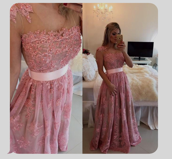 Spring 2016 Pearls Lace Pageant Dresses Sexy Beads Lace Vintage Formal Evening Prom Gowns With Sleeveless