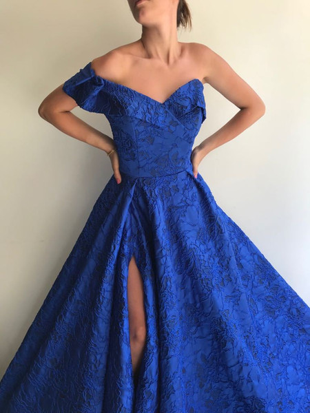 Jacquard Pageant Gowns One Shoulder A Line Sweetheart Split Sweep Train Formal Gowns Burgundy Black and Dark Green Color Available