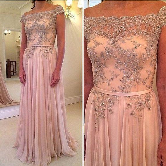 Pink Spring 2016 Pageant Dress with Pearls Sheer Neck Prom Dresses Evening Gown Sexy Evening Dress Vestidos De Gala Longo