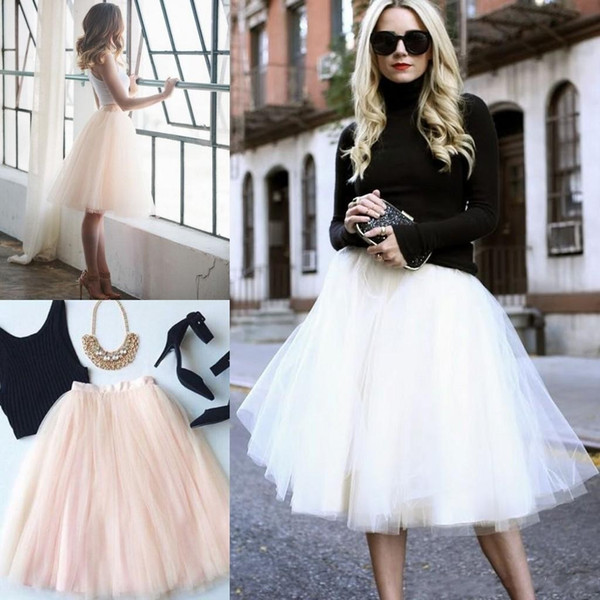 Hot Sale Cheap Tutu Skirts Soft Tulle Many Color Tutu Dress Women Sexy Party Dress/Bridesmaid Dress Adlut Tutus Short Skirt
