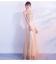 Party Golden dress long style 2019 new sequins elegant temperament celebrity culture banquet hostess evening dress
