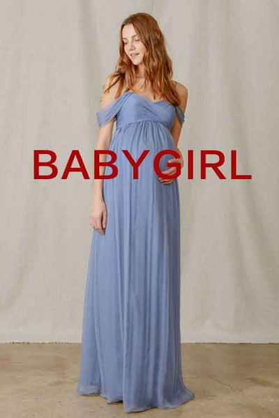 Custom made OFF-THE-SHOULDER SHOULDER FLUTTER SLEEVES WITH SPAGHETTI pregnant empire dress Plus Size Special Occasion Dresses